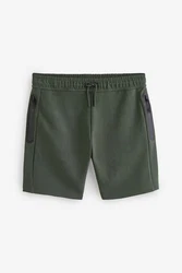 Next Athleisure Shorts Dunkelgrün/Grün