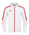 Jako Kapuzensweatshirt Kapuzenjacke Power Weiß/Rot/Schwarz