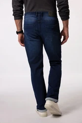 Boston Park 5-Pocket-Jeans Bauchfit Superstretch Dunkelblau/Blau/Hellblau