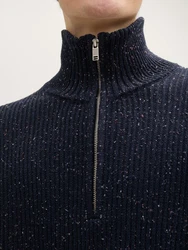 TOM TAILOR Denim Strickpullover Troyer 
