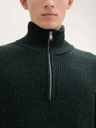 TOM TAILOR Denim Strickpullover Troyer 