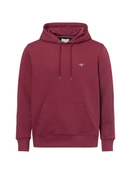 Gant Sweatshirt Kapuzenpullover Hoodie Dunkelrot/Rot/Rosa/Bordeaux
