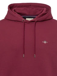 Gant Sweatshirt Kapuzenpullover Hoodie Dunkelrot/Rot/Rosa/Bordeaux