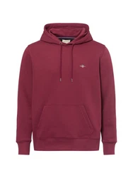Gant Sweatshirt Kapuzenpullover Hoodie Dunkelrot/Rot/Rosa/Bordeaux