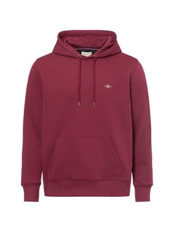 Gant Sweatshirt Kapuzenpullover Hoodie Dunkelrot/Rot/Rosa/Bordeaux