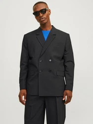 JACK & JONES Sakko 'JPRBushwick Harry' Dunkelgrau/Schwarz/Grau/Dunkelblau