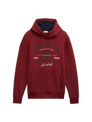 TOM TAILOR Sweatshirt Dunkelrot/Rot/Braun