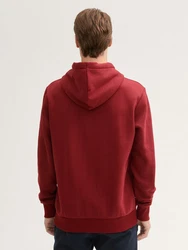 TOM TAILOR Sweatshirt Dunkelrot/Rot/Braun