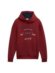 TOM TAILOR Sweatshirt Dunkelrot/Rot/Braun