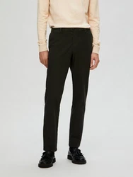 SELECTED HOMME Chinohose SLH175-MILES (1-tlg) dunkelgrn