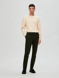 SELECTED HOMME Chinohose SLH175-MILES (1-tlg) dunkelgrn