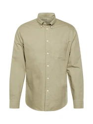 SELECTED HOMME Langarmhemd Rick (1-tlg) beige