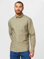 SELECTED HOMME Langarmhemd Rick (1-tlg) beige