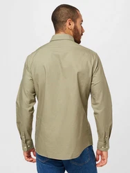SELECTED HOMME Langarmhemd Rick (1-tlg) beige