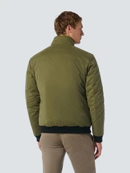 NO EXCESS Bomberjacke Outdoorjacke Kurze Steppjacke Dunkelgrün/Grün/Khaki