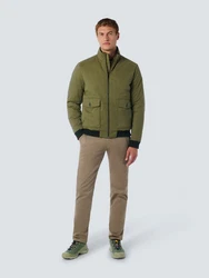 NO EXCESS Bomberjacke Outdoorjacke Kurze Steppjacke Dunkelgrün/Grün/Khaki