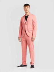 JACK & JONES Anzug JPRJONES Rot/Rosa
