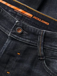 Jack & Jones Jeans JJIMIKE JJCADE (1-tlg) Dunkelblau/Grau/Schwarz