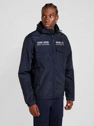 CAMP DAVID Jacke Kurzjacke navy/hellgrau