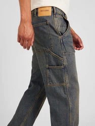 ONLY & SONS Regular-fit Jeans ONSEDGE (1-tlg) Khaki/Blau/Dunkelgrün/Dunkelblau