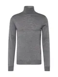 Graue Rollkragenpullover aus Wolle image
