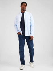 Jack & Jones Tapered-fit Jeans JJIMIKE JJORIGINAL (1-tlg) Dunkelblau/Lila/Blau