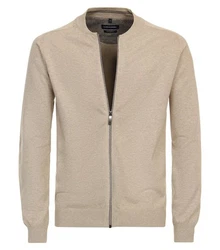 CASAMODA Strickjacke Khaki/Beige/Braun
