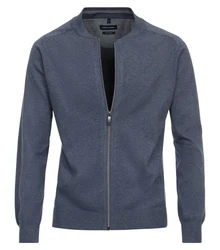 CASAMODA Strickjacke Dunkelblau/Grau