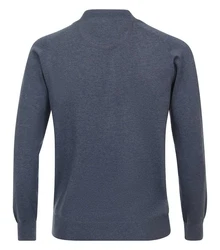 CASAMODA Strickjacke Dunkelblau/Grau