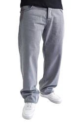 DADA Supreme Loose-fit-Jeans Hose Companion Loose Fit Hellgrau/Grau/Blau