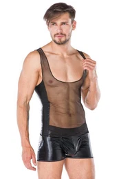 Shirttop Schwarzes Set MC/9057 - (2XL/3XL,4XL/5XL,L/XL