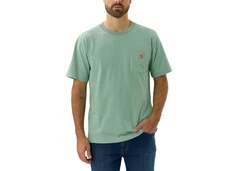 Carhartt Workwear Pocket Rundhalsshirt K87 103296 Grün/Hellgrün/Hellblau