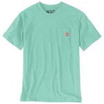 Carhartt Workwear Pocket Rundhalsshirt K87 103296 Grün/Hellgrün/Hellblau