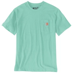 Carhartt Workwear Pocket Rundhalsshirt K87 103296 Grün/Hellgrün/Hellblau