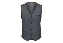Allthemen Anzug Businessanzug Slim Fit Herren Dunkelblau/Dunkelgrau/Grau