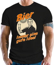 T-Shirt fr den Bier-Liebhaber: Bier, immer eine gute Idee