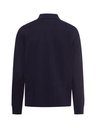 GANT Poloshirt REGULAR SHIELD LONGSLEEVE PIQUE RUGGER Dunkelblau/Blau