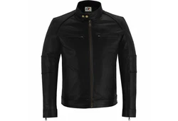German Wear Lederjacke 502J Trend Schwarz