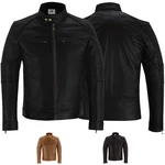 German Wear Lederjacke 502J Trend Schwarz