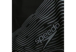 Speedo Badehose Medley Logo Aquashort Schwarz/USA Kohlengrau