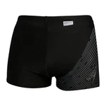 Speedo Badehose Medley Logo Aquashort Schwarz/USA Kohlengrau