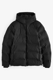 Wintermantel Wasserabweisender Puffermantel mit Kapuze (1-tlg)