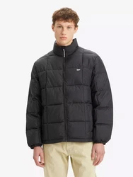 Levi's Winterjacke Piedmont Short Puffer Jacket Schwarz/Beige/Dunkelgrau