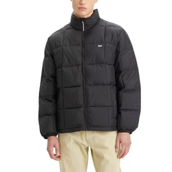Levi's Winterjacke Piedmont Short Puffer Jacket Schwarz/Beige/Dunkelgrau