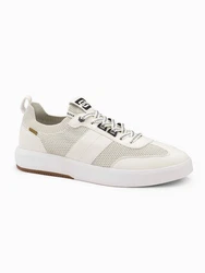 OMBRE Casual-Sneaker Herren Sneaker Creme/Khaki/Beige/Weiß