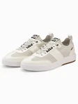 OMBRE Casual-Sneaker Herren Sneaker Creme/Khaki/Beige/Weiß