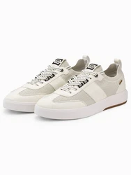 OMBRE Casual-Sneaker Herren Sneaker Creme/Khaki/Beige/Weiß