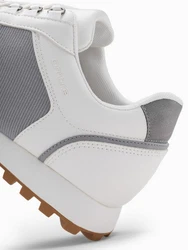 OMBRE Herren-Sneaker Grau/Hellgrau/Creme