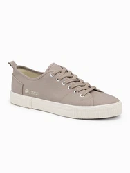 OMBRE Schnürschuhe Sneaker Braun/Beige/Grau/Lila