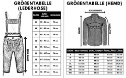 ALL THE GOOD Trachtenlederhose Herren Trachtenset Bayerische Oktoberfest (BLR01) BLR01